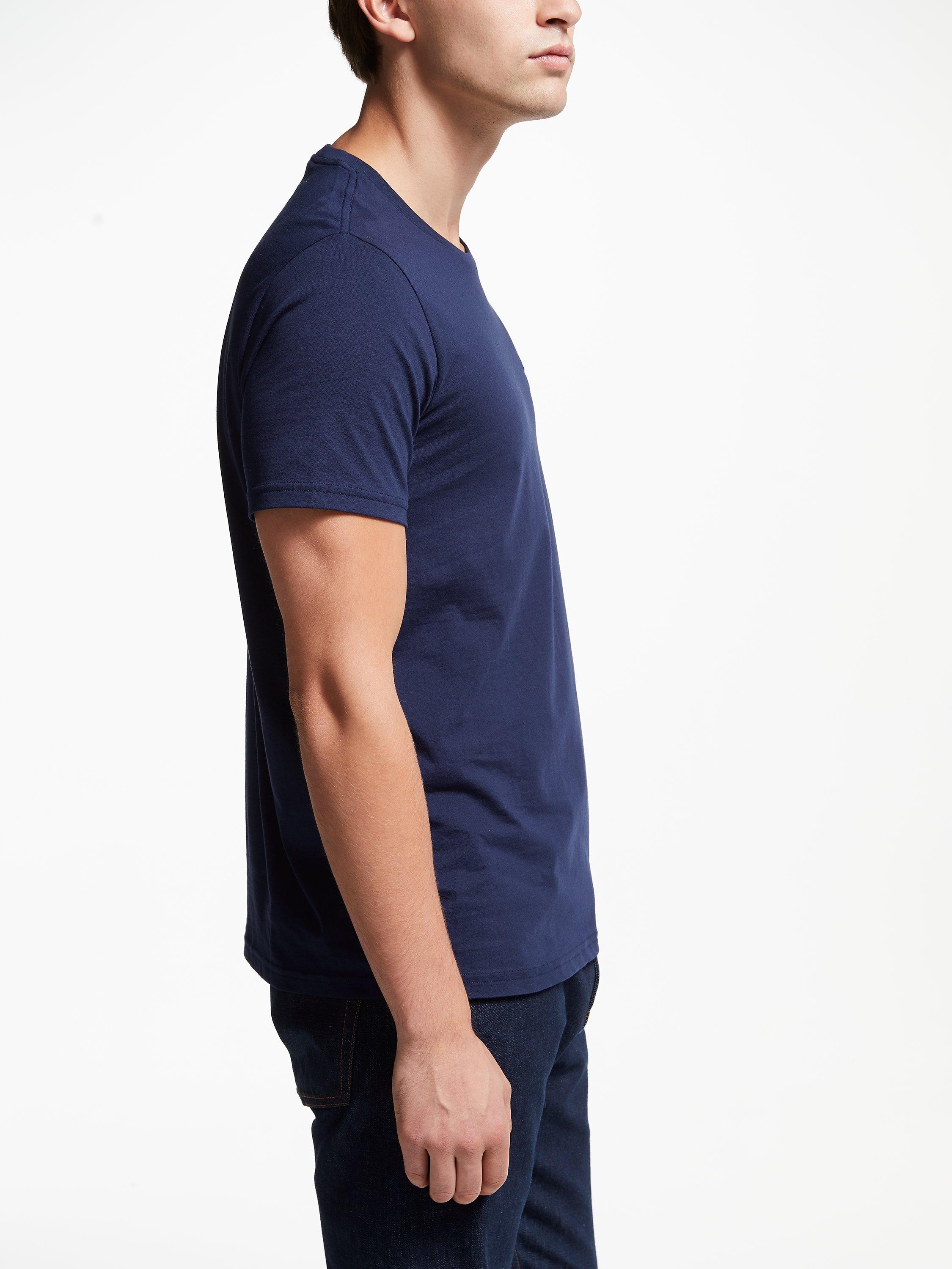 Product image 6 of 6, which shows Polo Ralph Lauren Cotton Jersey Sleep Shirt, Navy, S