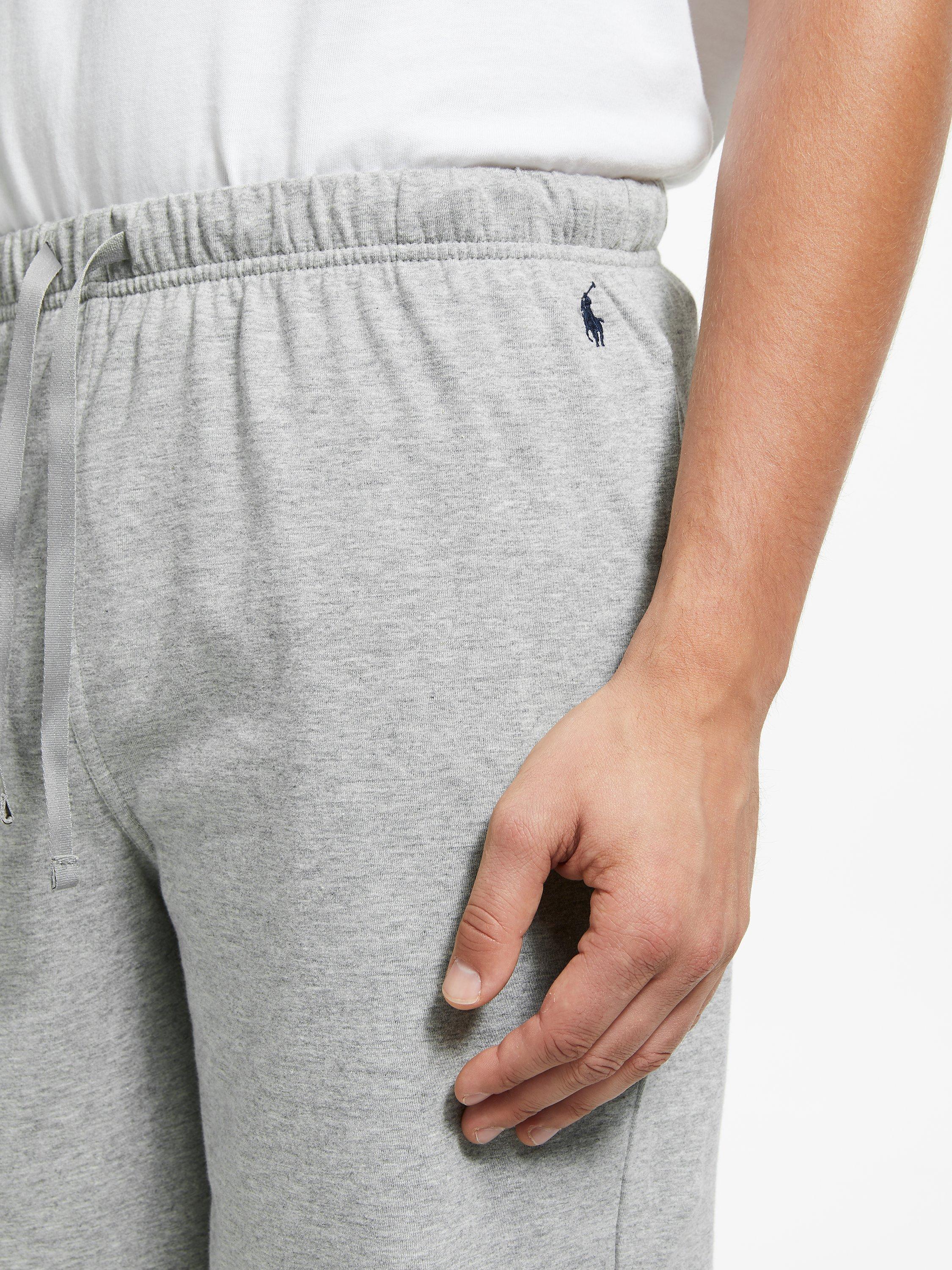 Product image 4 of 5, which shows Polo Ralph Lauren Liquid Cotton Lounge Shorts, Grey, S