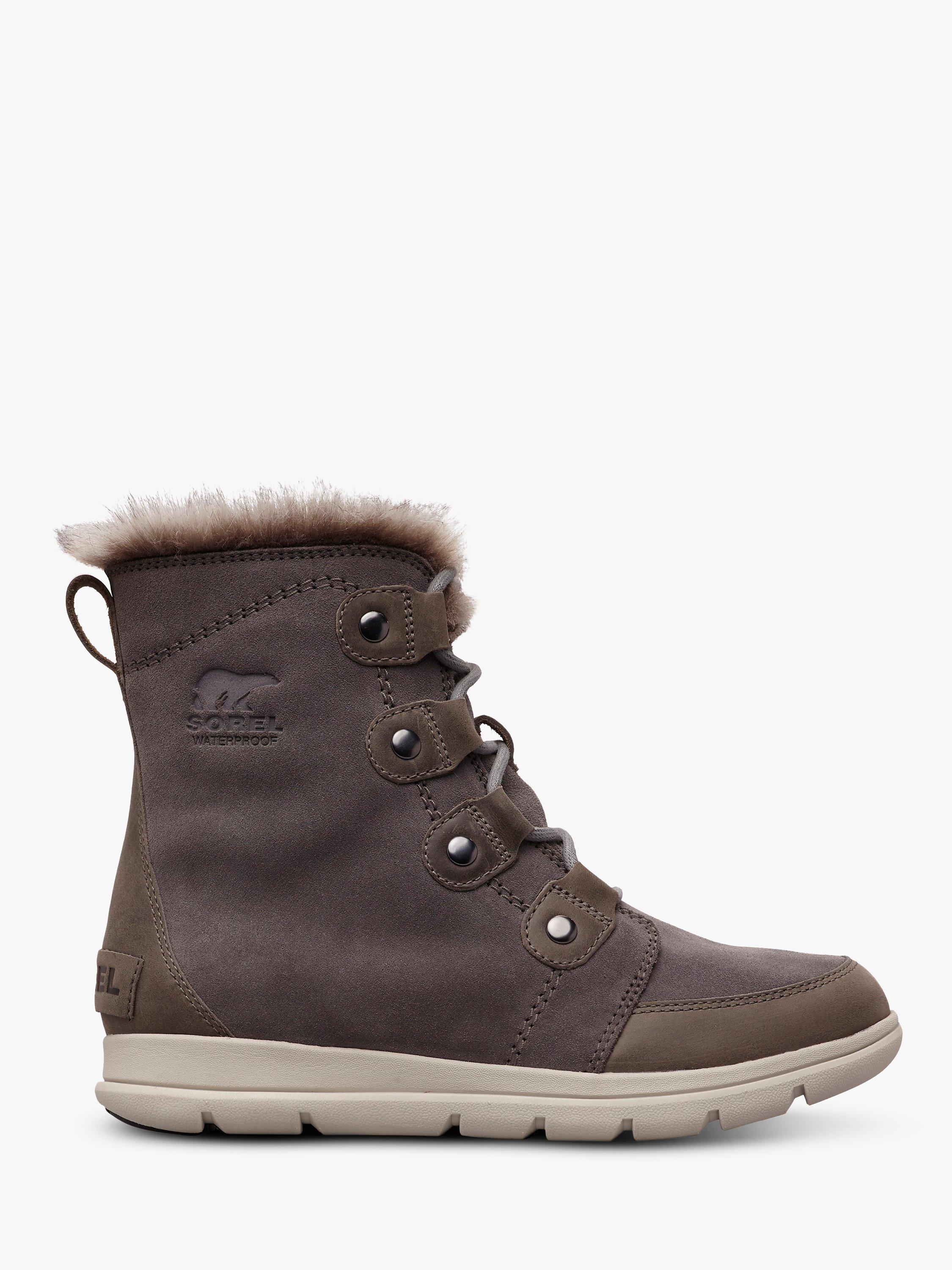 Sorel Explorer Joan Snow Boots Grey