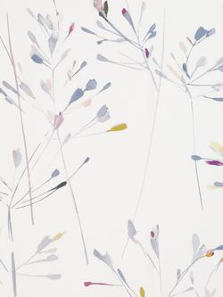 John Lewis Nerine Print Pair Blackout/Thermal Lined Pencil Pleat Curtains, Multi - view 2, Multi