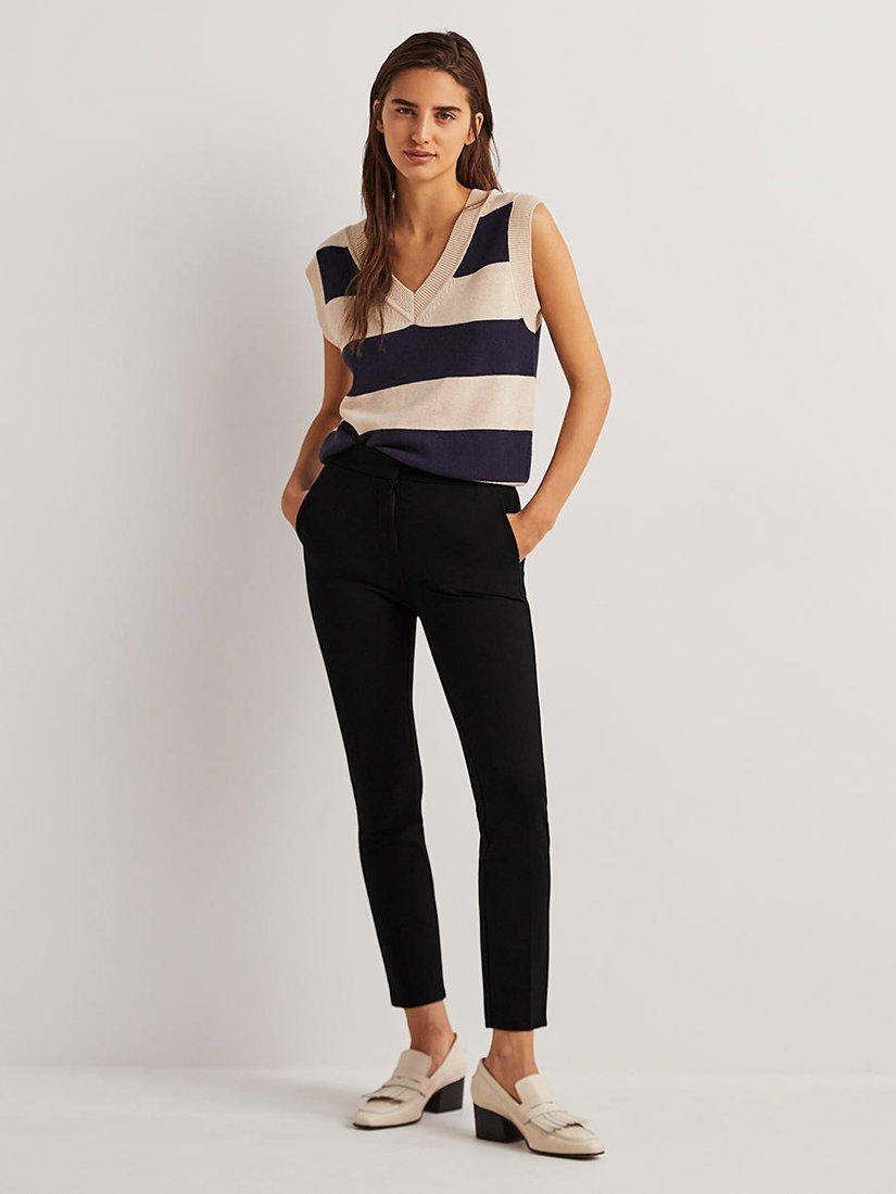 Boden Hampshire 7/8 Trousers, Black 