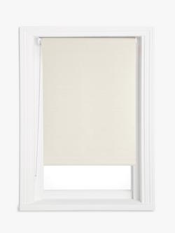 John Lewis Linen Mix Blackout/Thermal Roller Blind, Cream