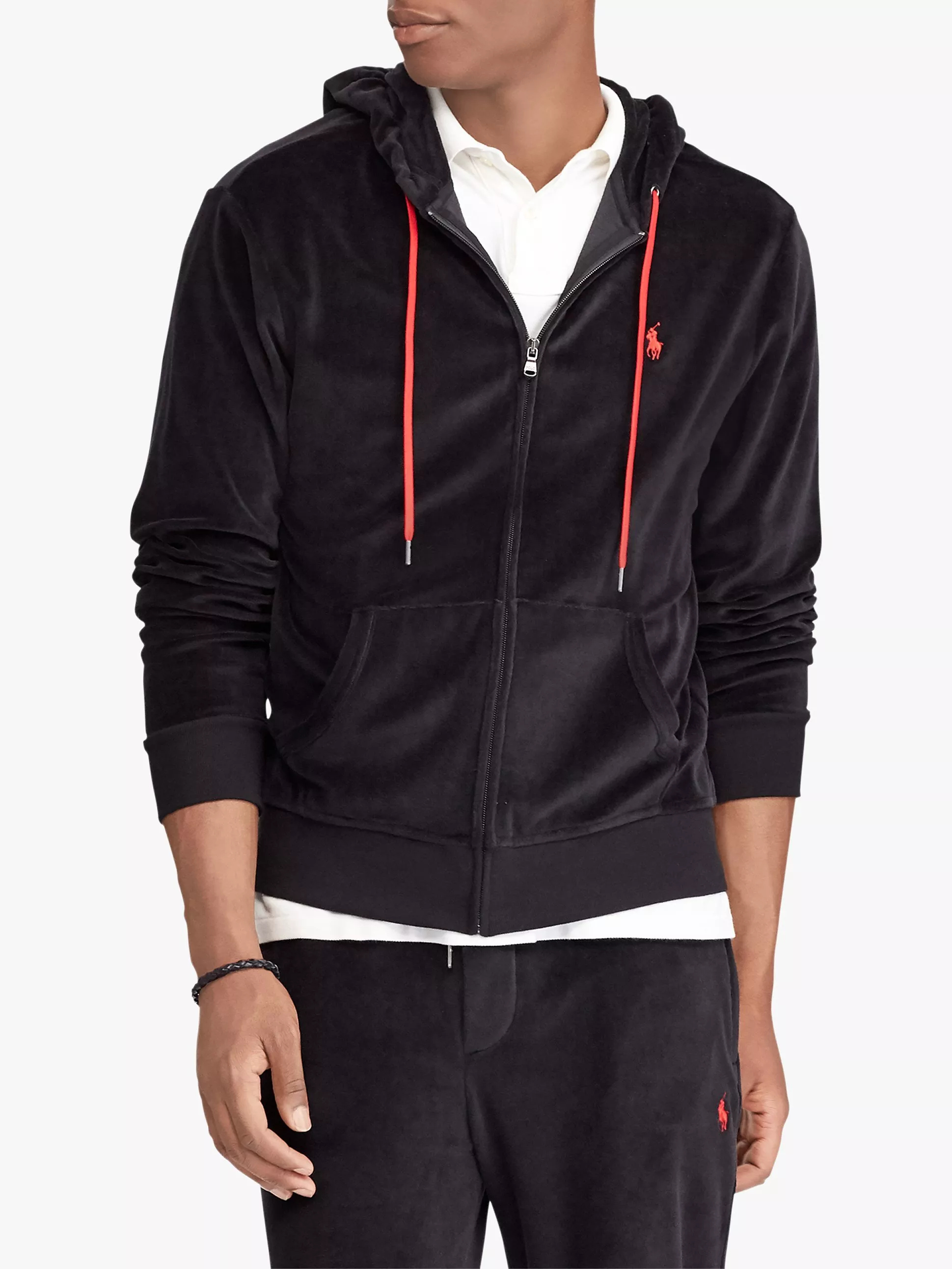 Polo velour hoodie sale