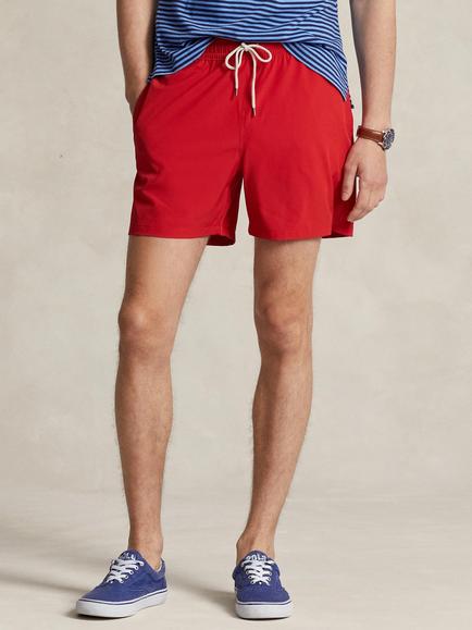 Polo Ralph Lauren Traveller Swim Shorts, Red