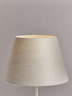 John Lewis Sophia Pure Linen Tapered Lampshade, Natural