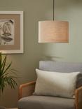 John Lewis Sophia Pure Linen Drum Lampshade