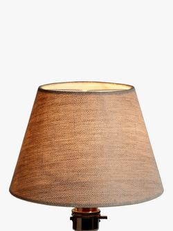 John Lewis Sophia Pure Linen Candle Lampshade - view 2, Natural
