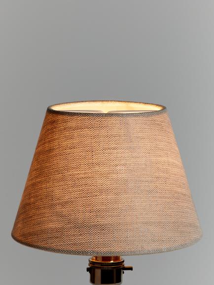 John Lewis Sophia Pure Linen Candle Lampshade, Natural