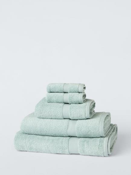 John Lewis Egyptian Cotton Towels, Duck Egg