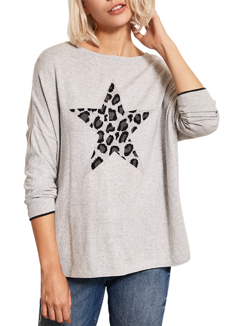 Mint Velvet Animal Star Knit Jumper Multi
