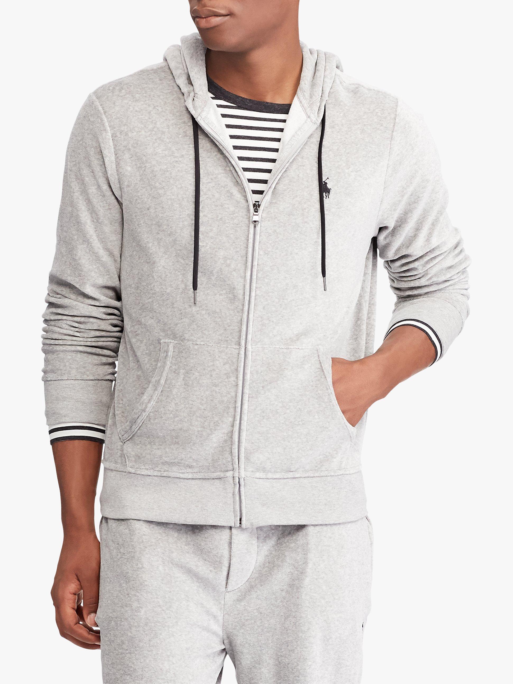 Polo Ralph Lauren Velour Hoodie, Andover Heather 