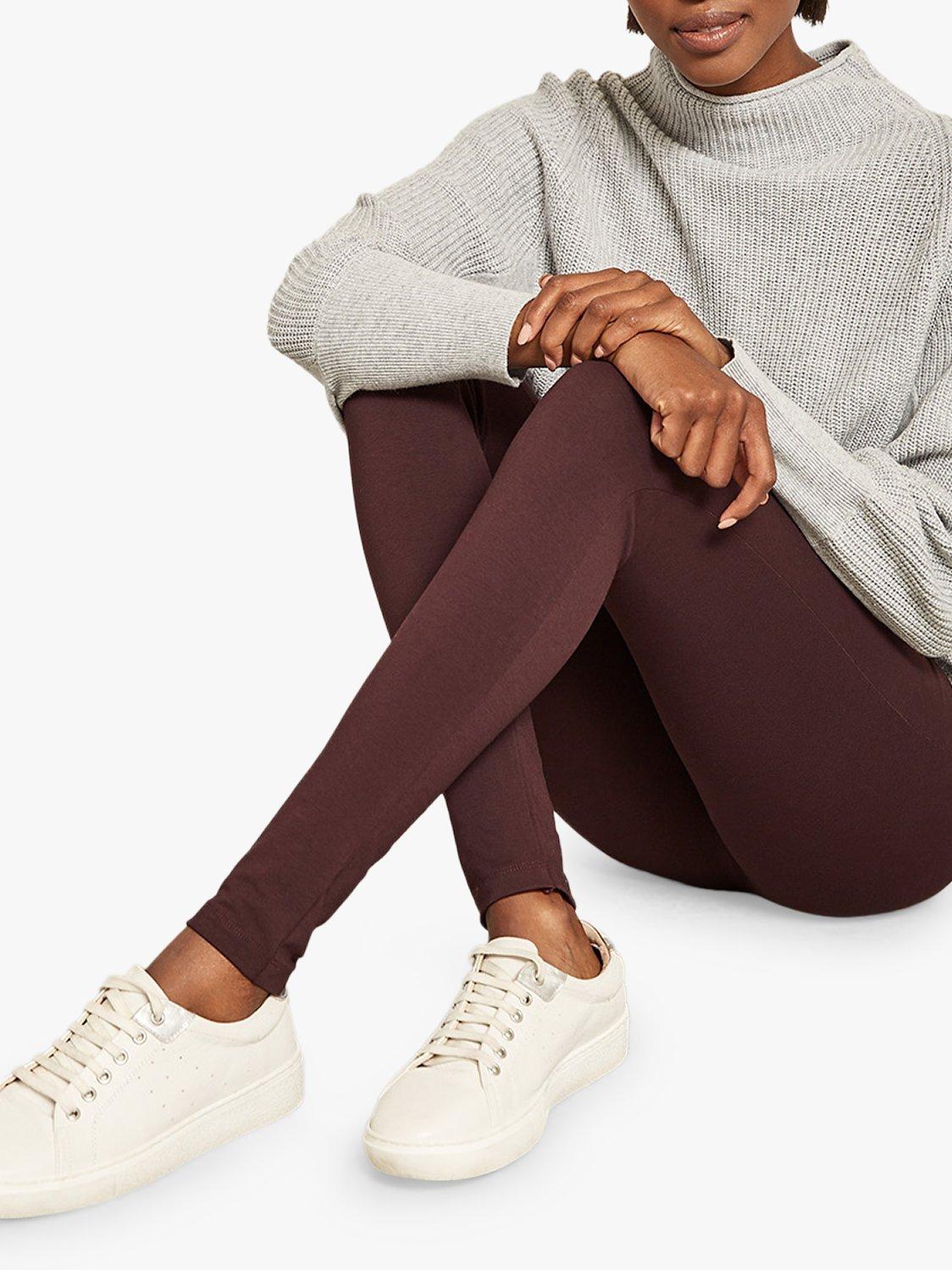Mint Velvet Leggings, Burgundy