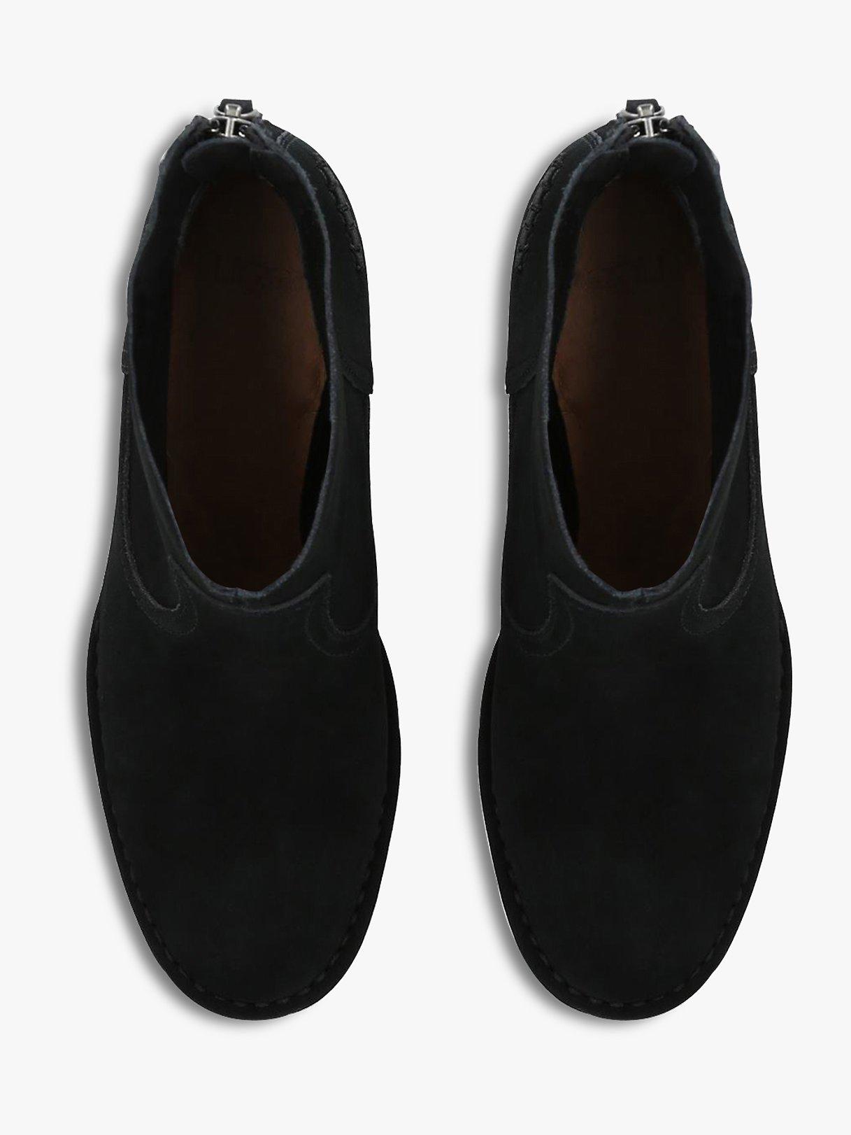 UGG Bandara Block Heel Ankle Boots, Black Suede