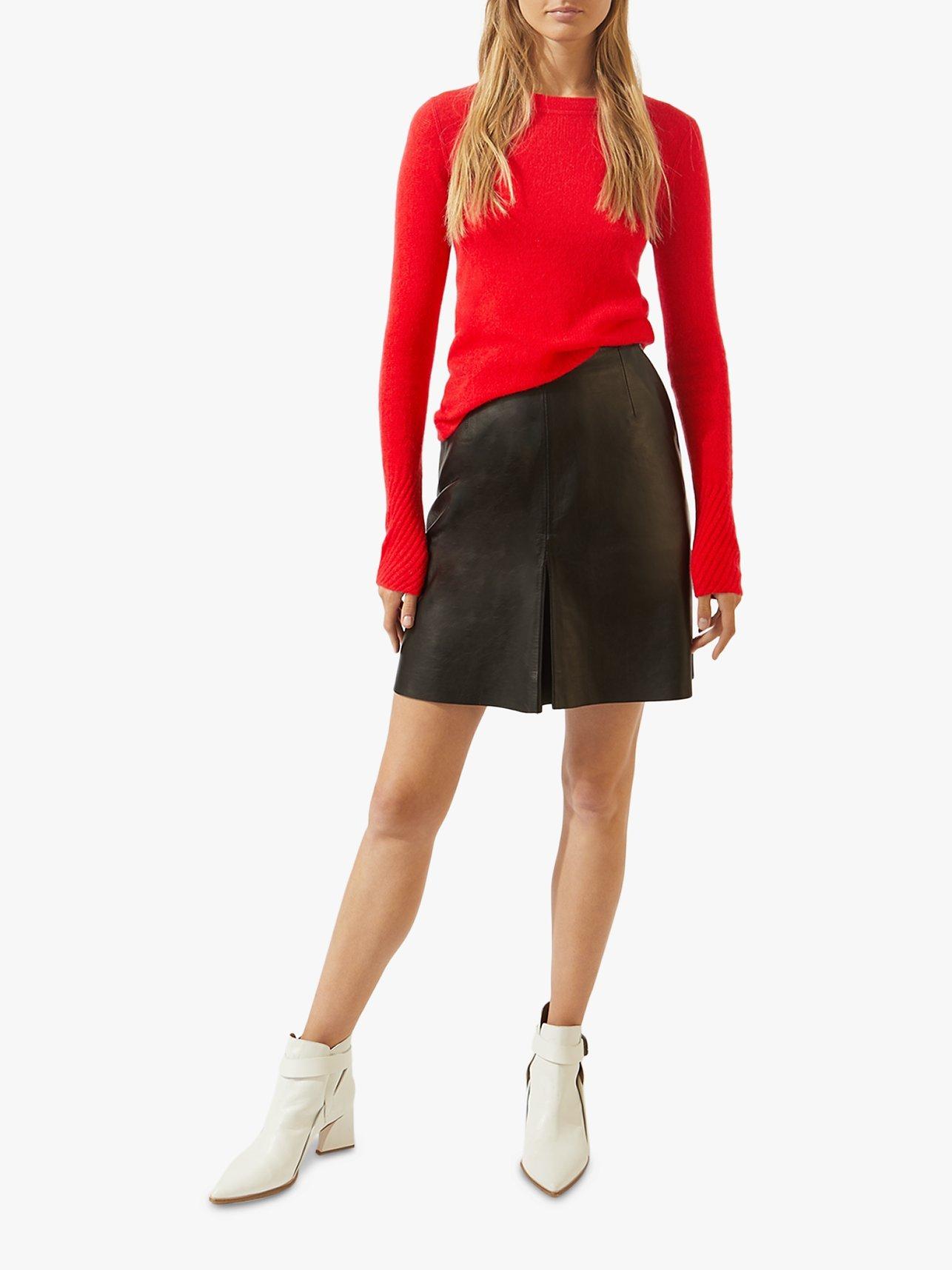 Jigsaw Cloud Cashmere Crew Neck Jumper, Poppy