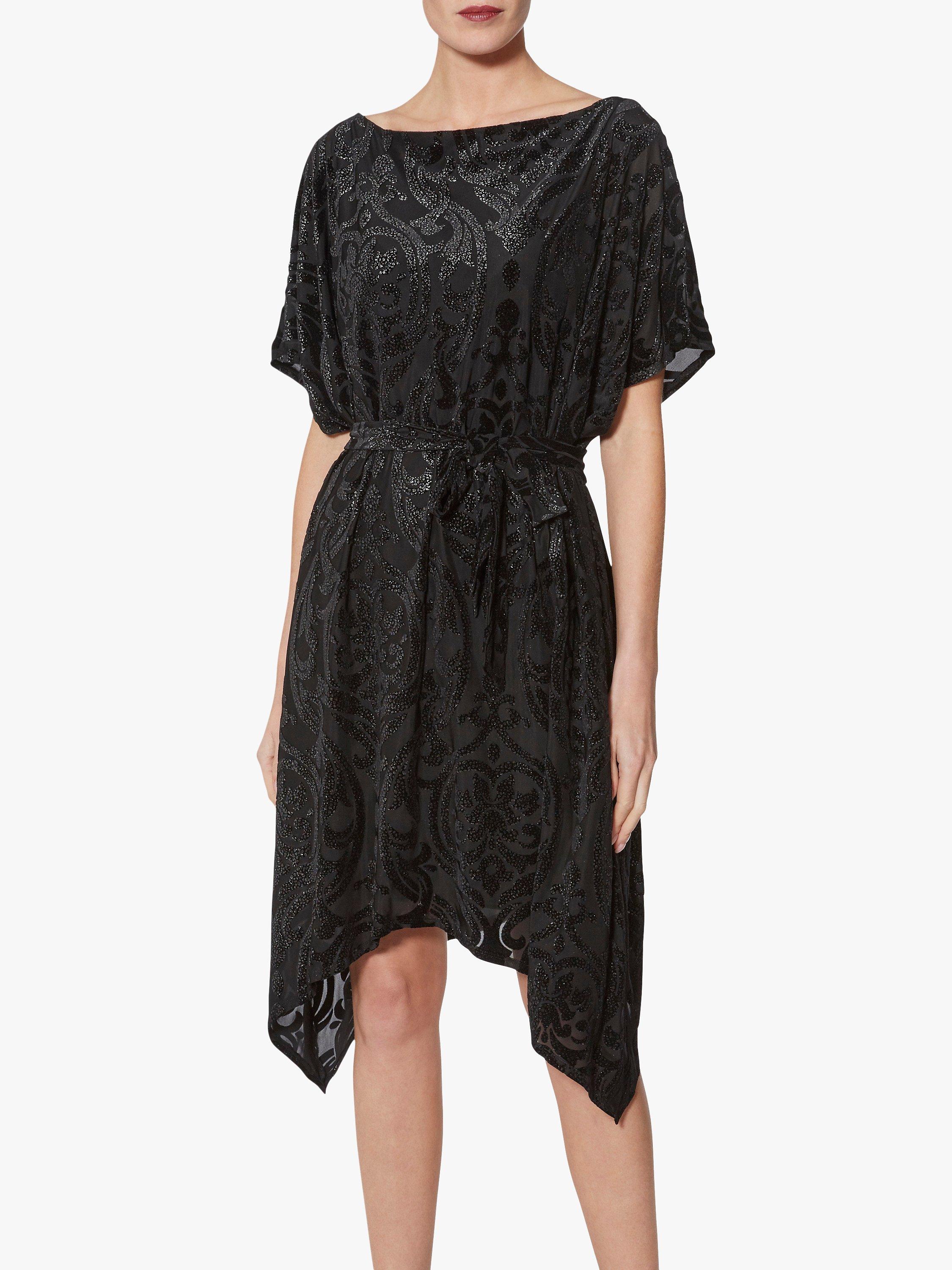 Gina Bacconi Oleta Kaftan Dress, Black