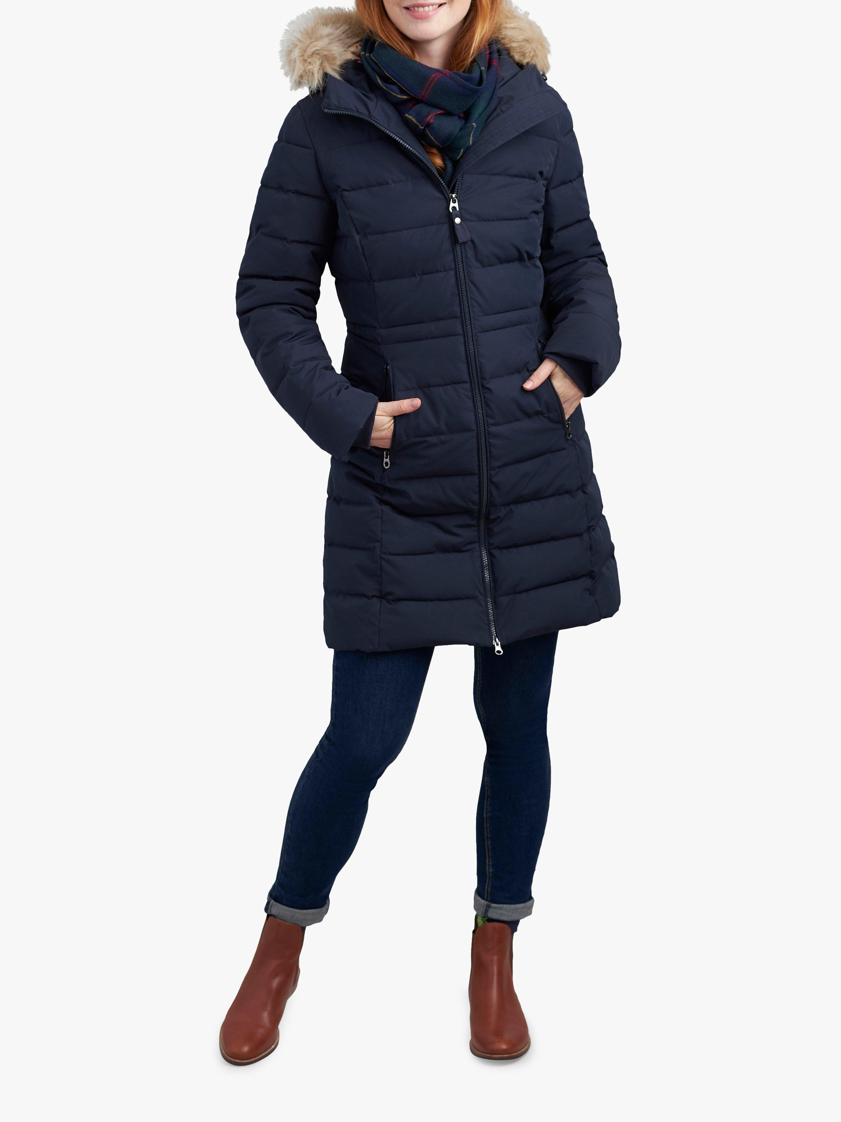 Joules navy padded jacket hotsell