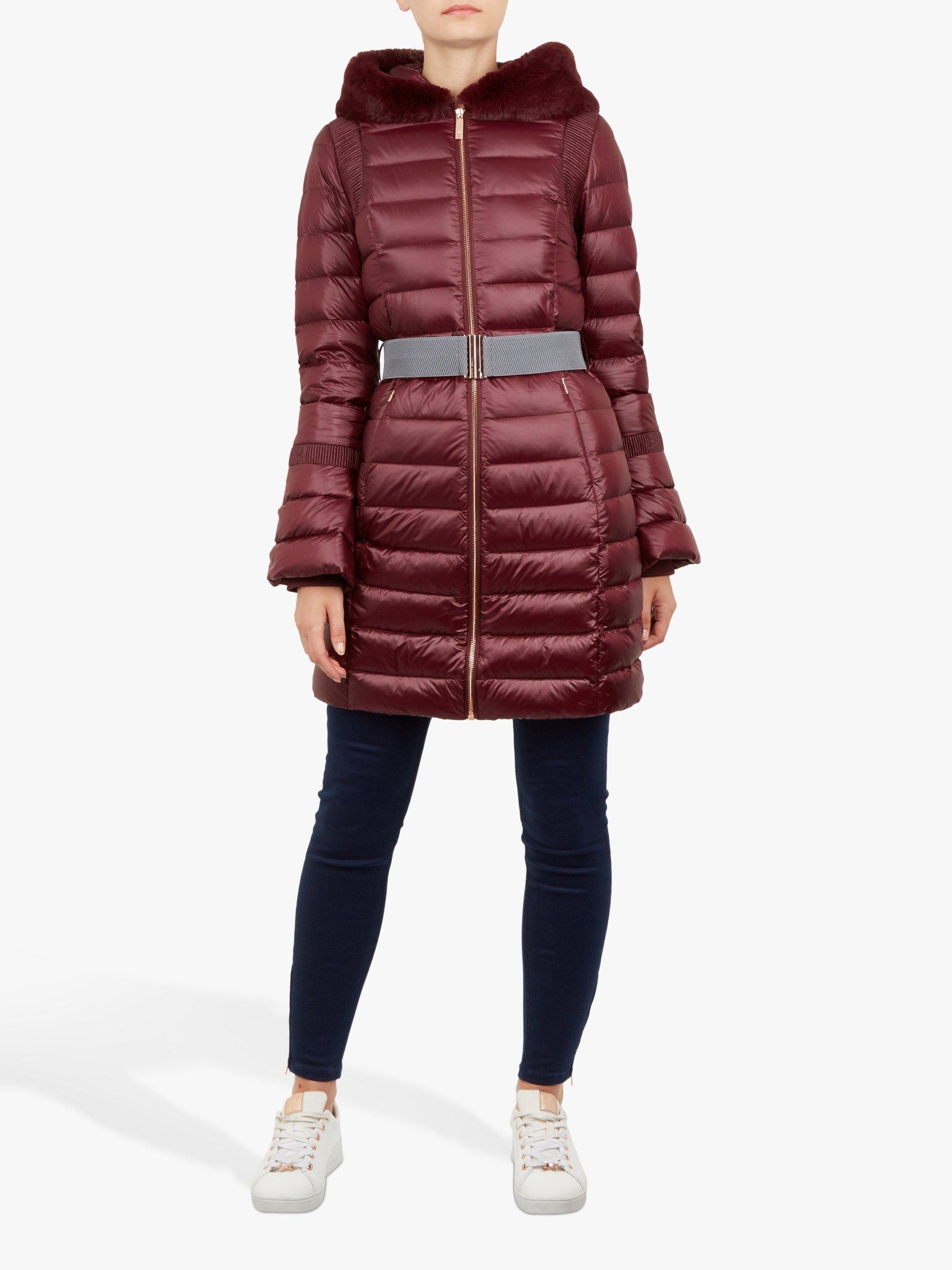 Ted baker yandle coat black store