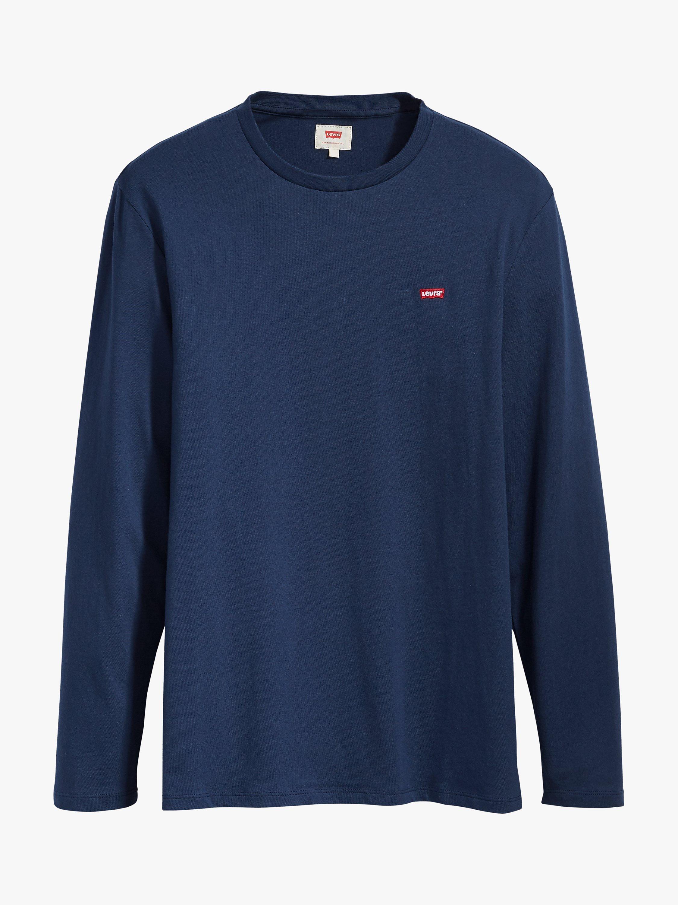 Levi s Original Long Sleeve T Shirt Blue