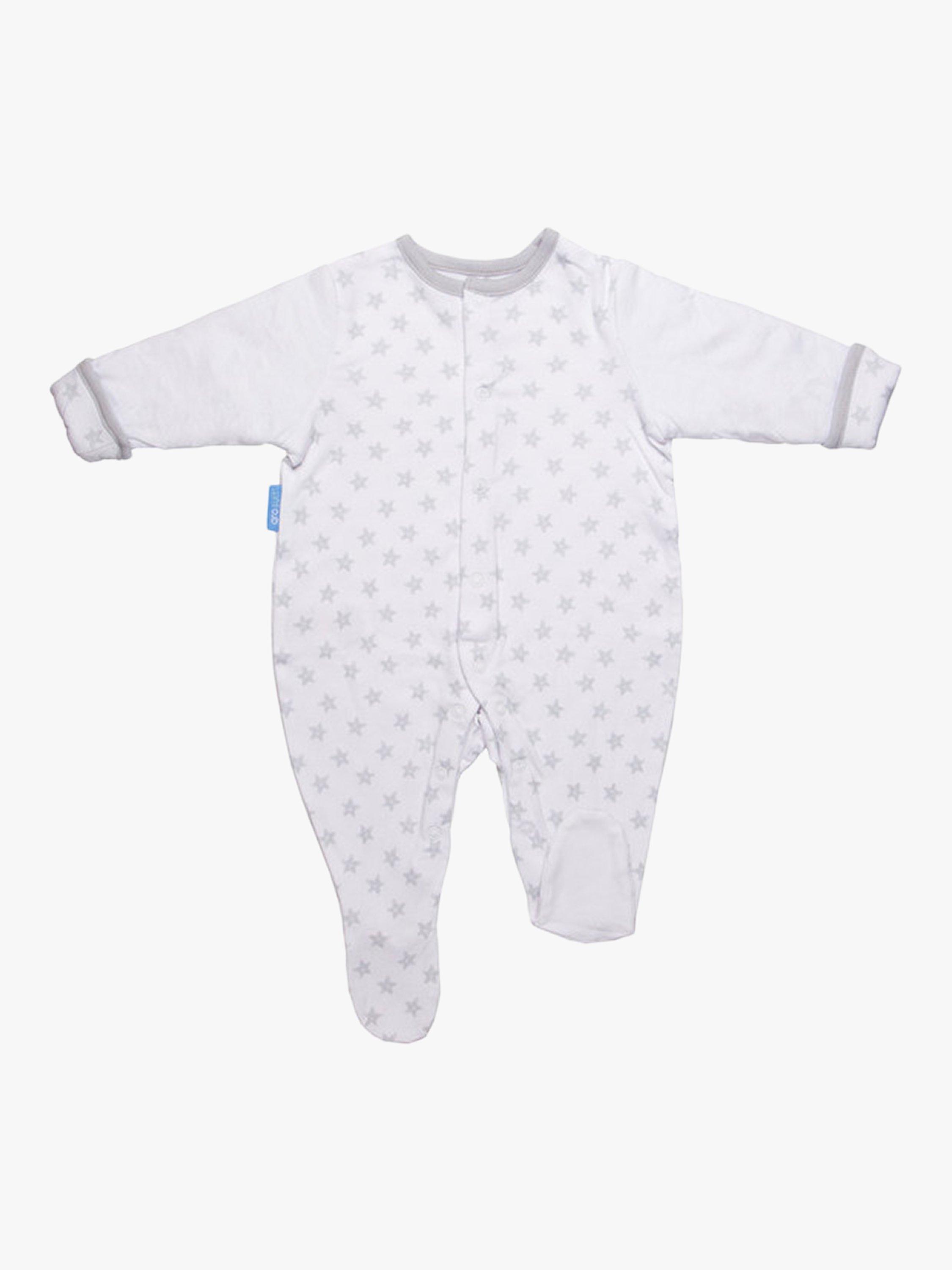 Grobag Grosuit Sleepsuit, Silver Star