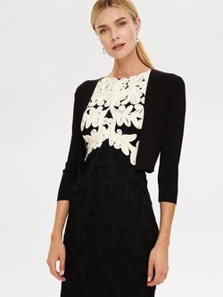 Phase Eight Cropped Jacket, Black, Black