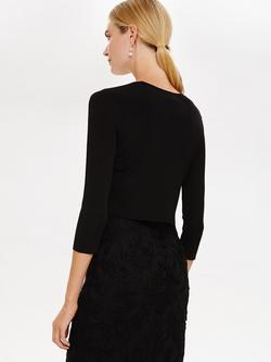 Phase Eight Cropped Jacket, Black - view 2, Black