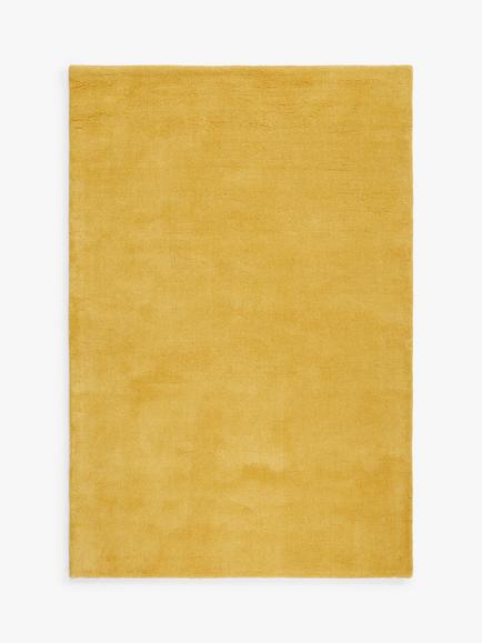 John Lewis Wellington Hand Loomed Pure Wool Rug, Saffron
