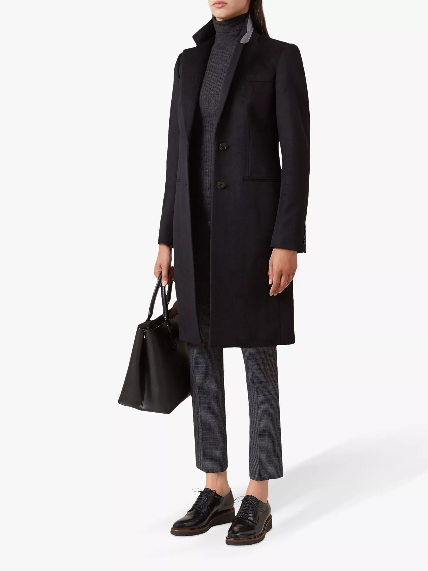 Hobbs tilda coat black best sale