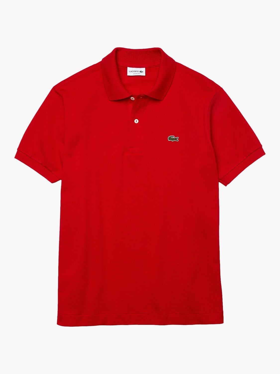Polo lacoste rouge blanc sale