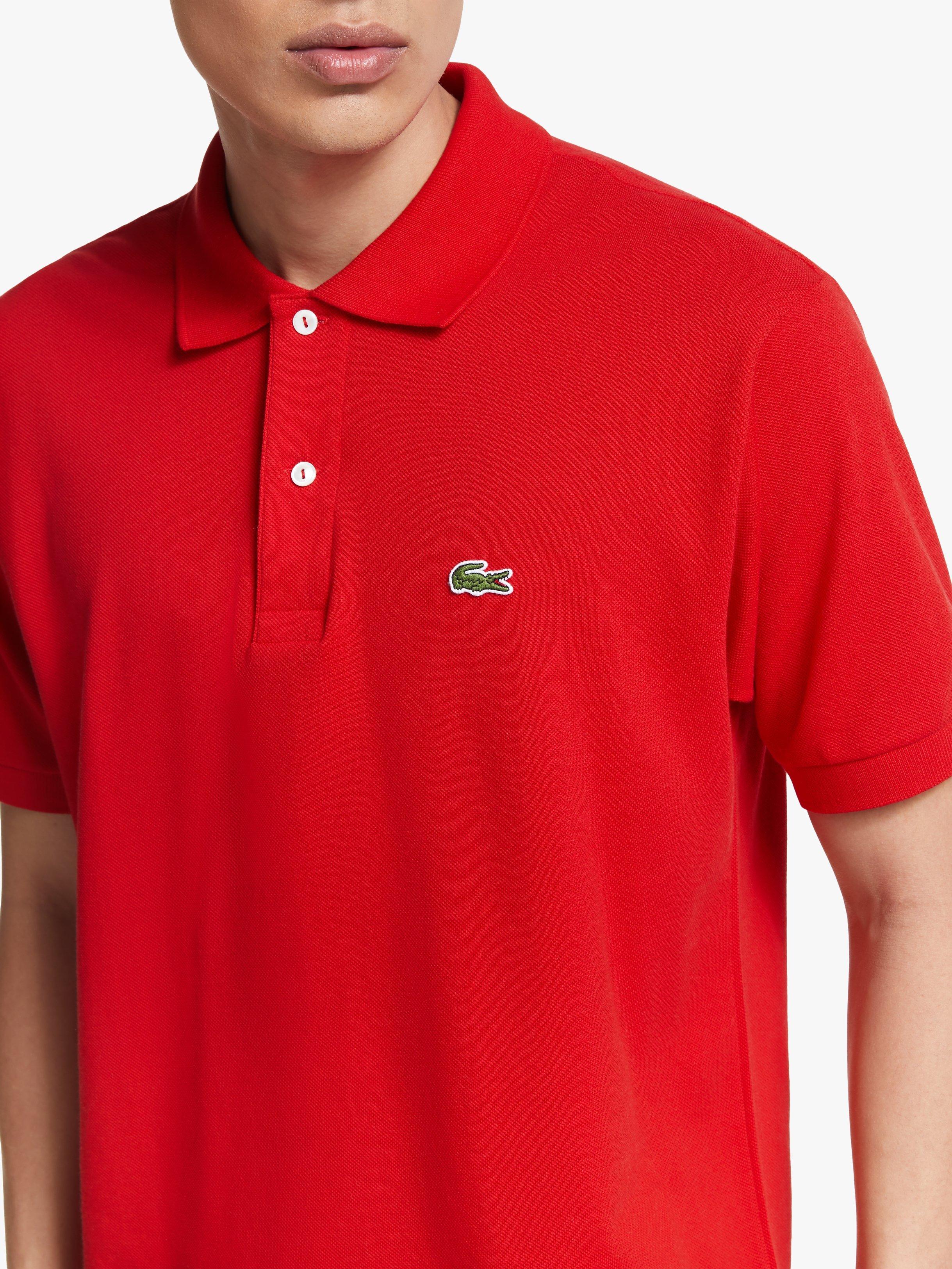 Polo rojo lacoste on sale