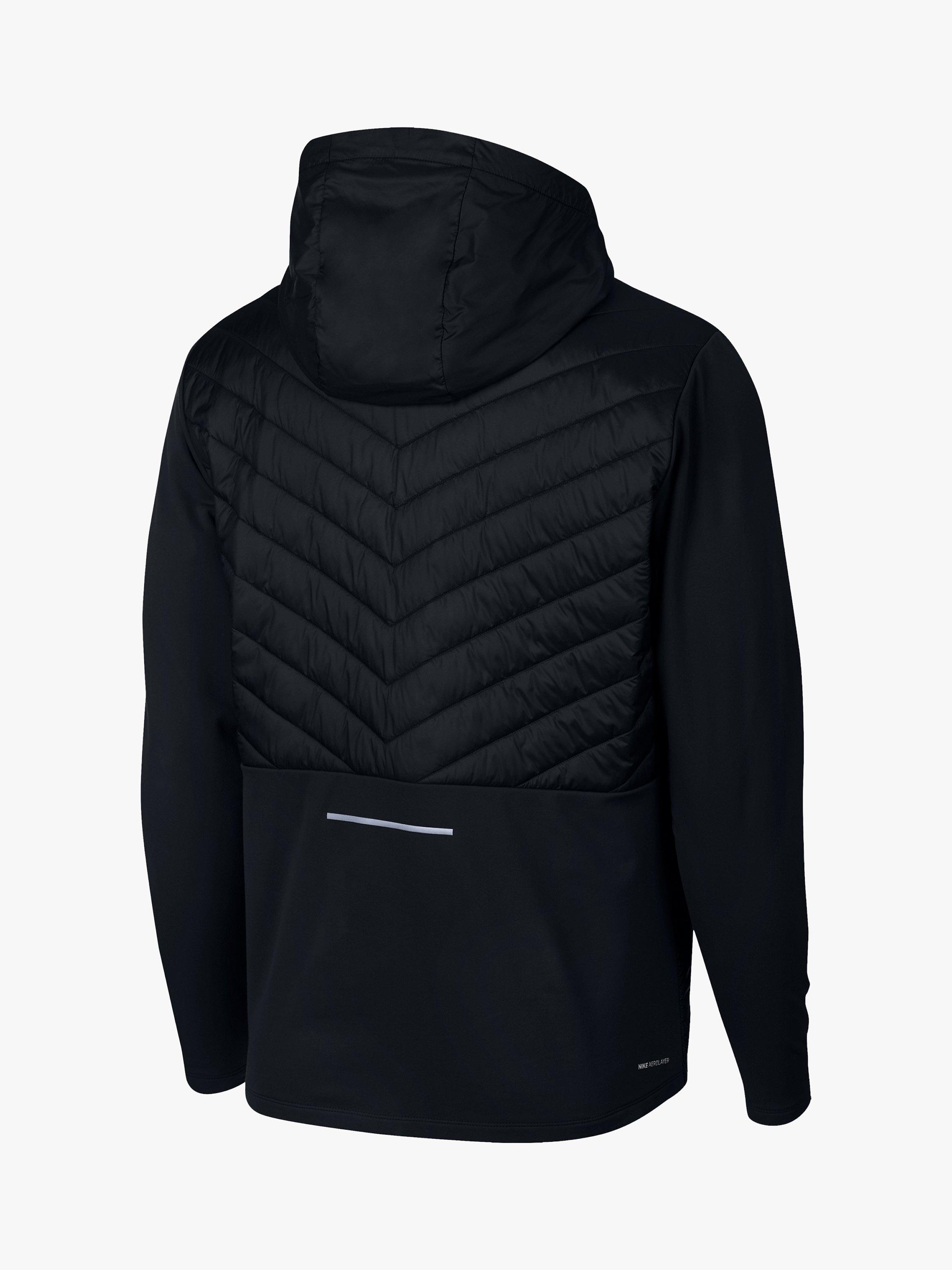 Nike aerolayer men's hooded running jacket best sale