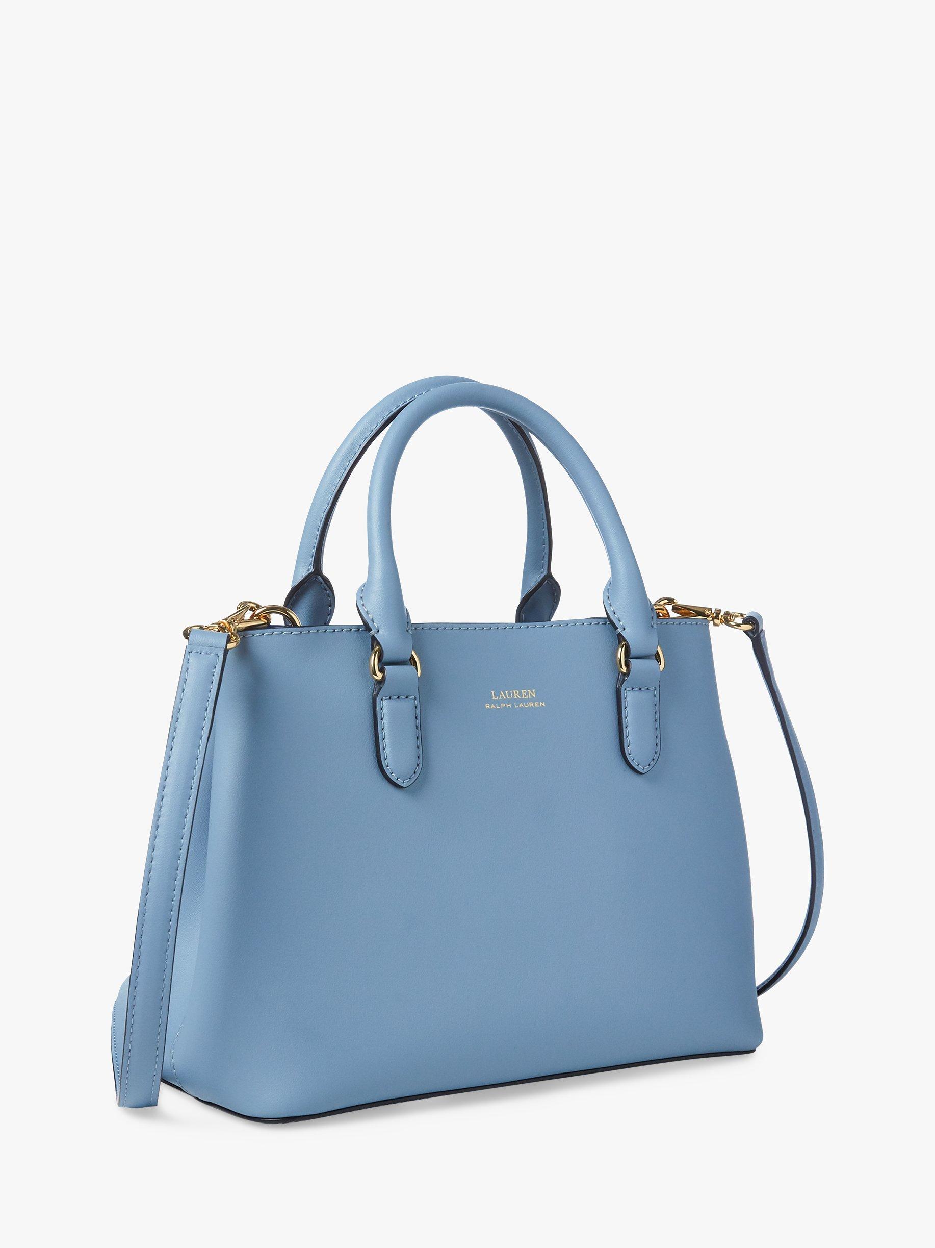 Lauren Ralph Lauren Mini Marcy II Satchel Cosmic Blue