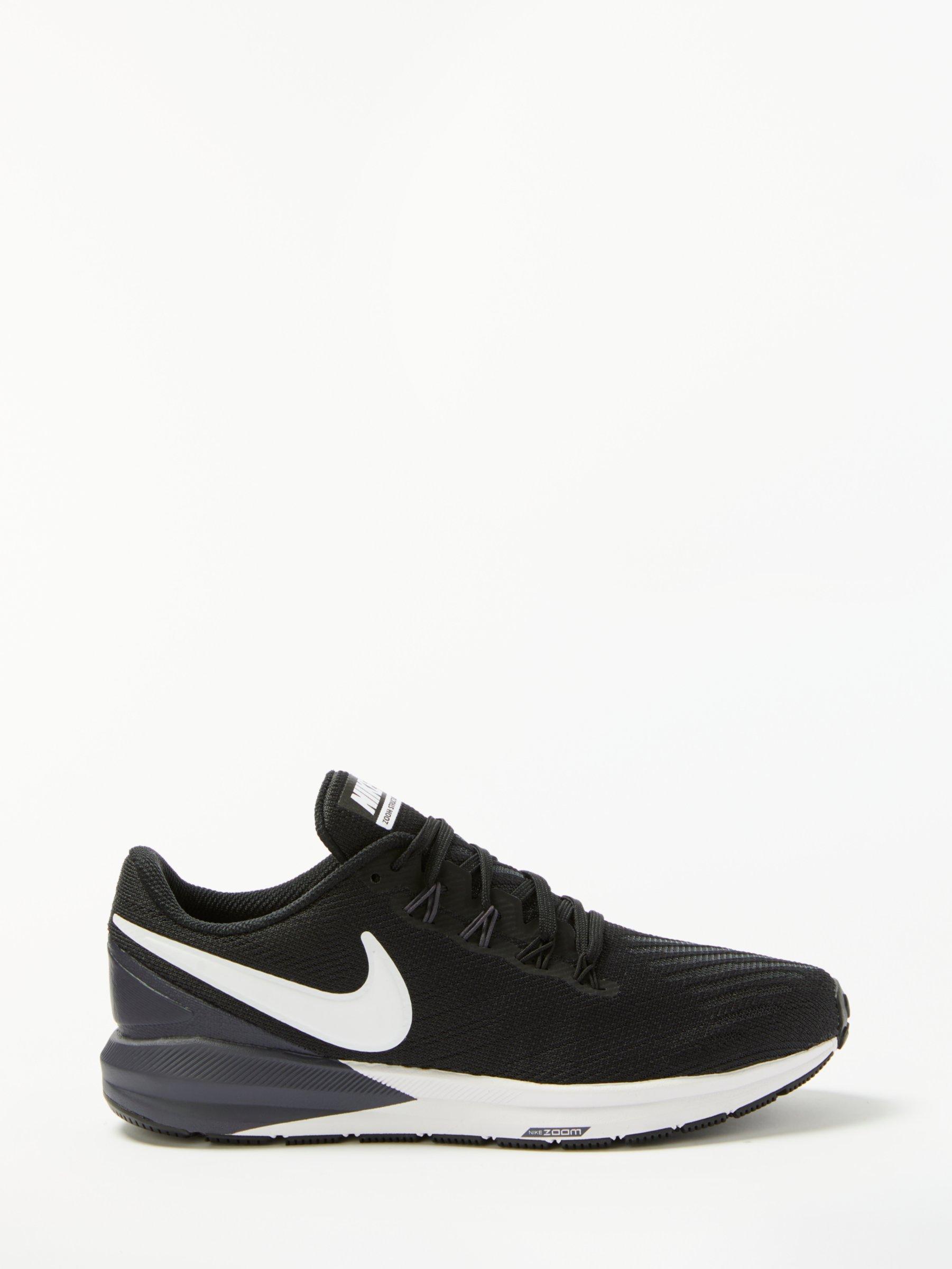 Nike Air Zoom Structure 22 Women s Running Shoes Black White Gridiron