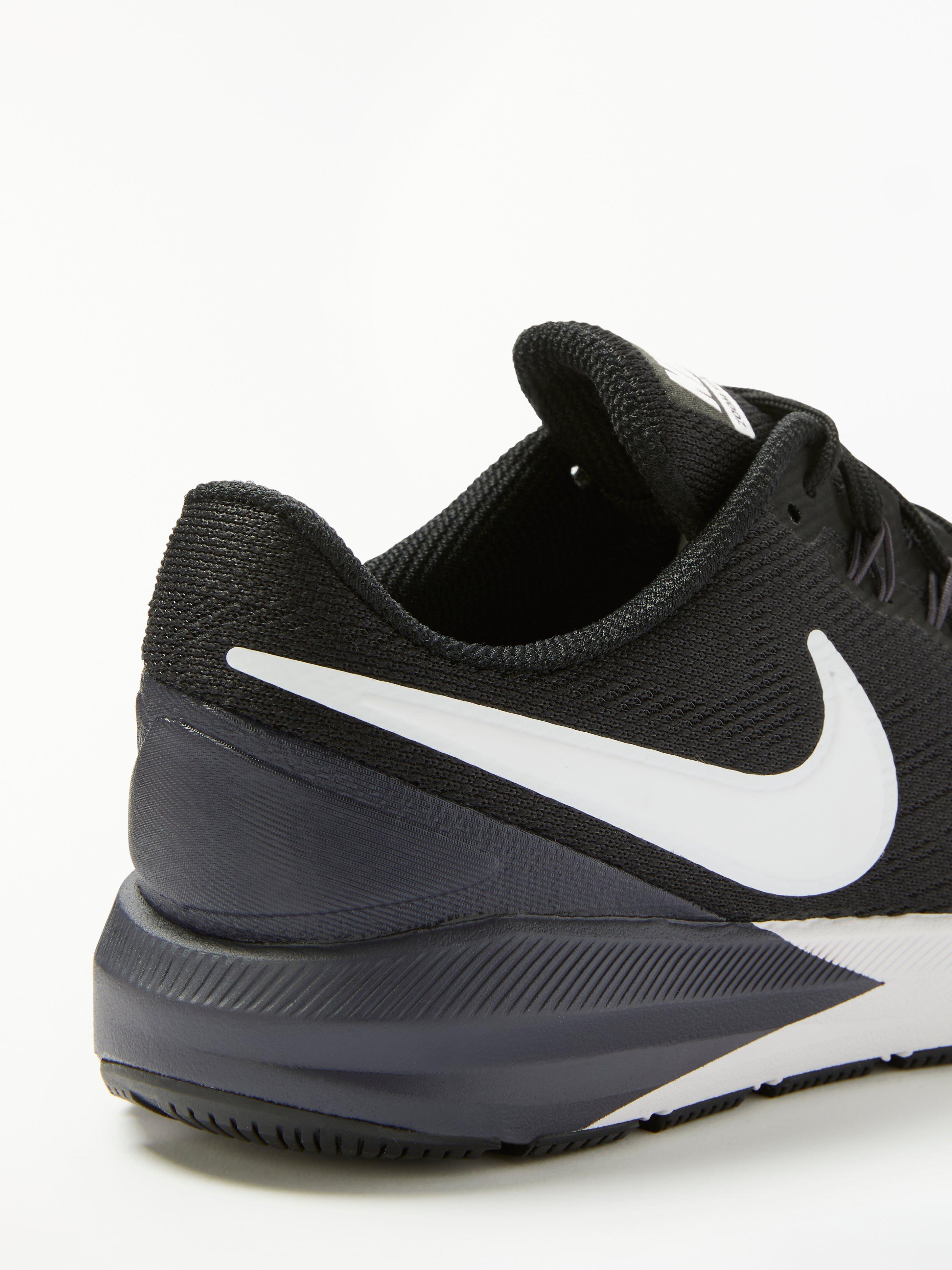 Nike Air Zoom Structure 22 Women s Running Shoes Black White Gridiron