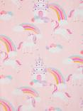 John Lewis Magical Unicorn Pencil Pleat Pair Blackout Lined Children's Curtains