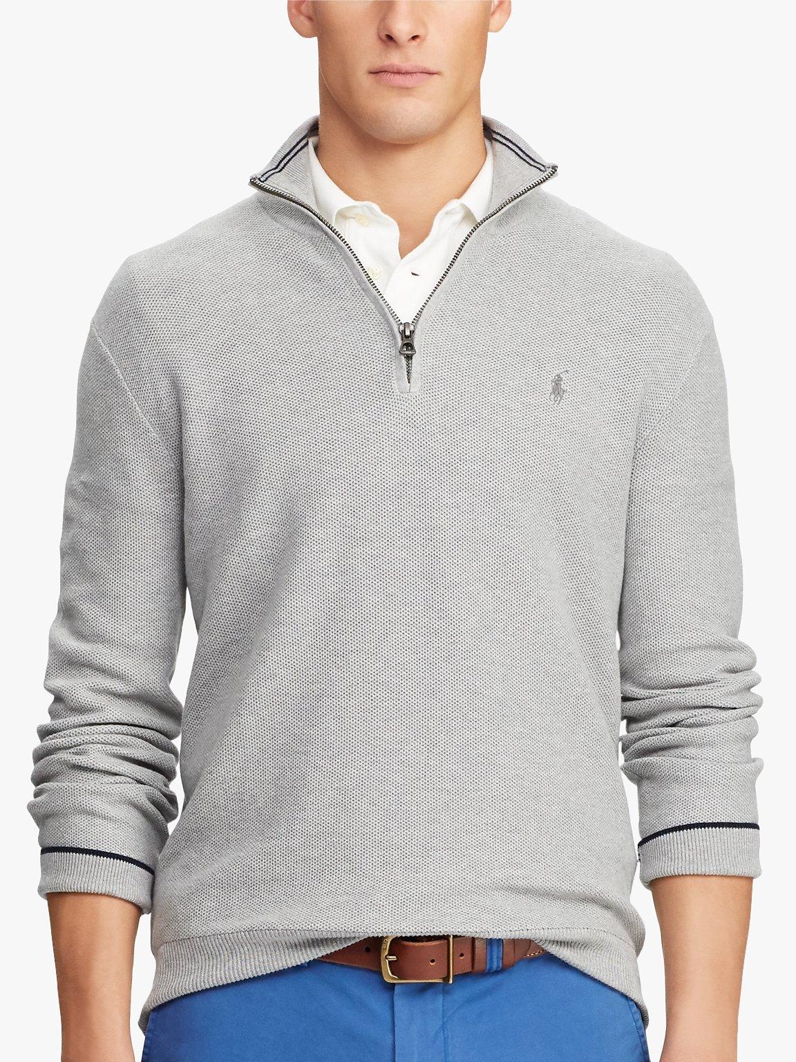 Ralph lauren pima cotton half zip sale