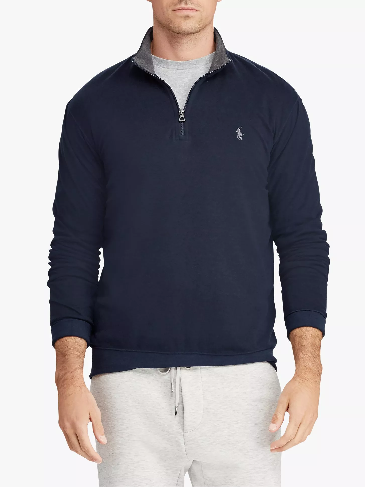 Polo Ralph Lauren Half Zip Sweatshirt Aviator Navy