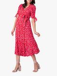 Seraphine Bessie Floral Maternity Dress, Red