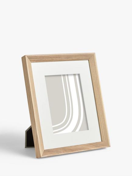 John Lewis Isla Photo Frame & Mount, FSC-Certified (Oak Wood), Natural