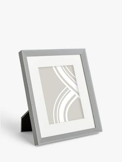 John Lewis Isla Photo Frame & Mount, FSC-Certified (Oak Wood), Grey