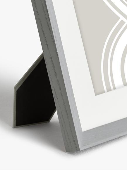 John Lewis Isla Photo Frame & Mount, FSC-Certified (Oak Wood) - view 2, Grey