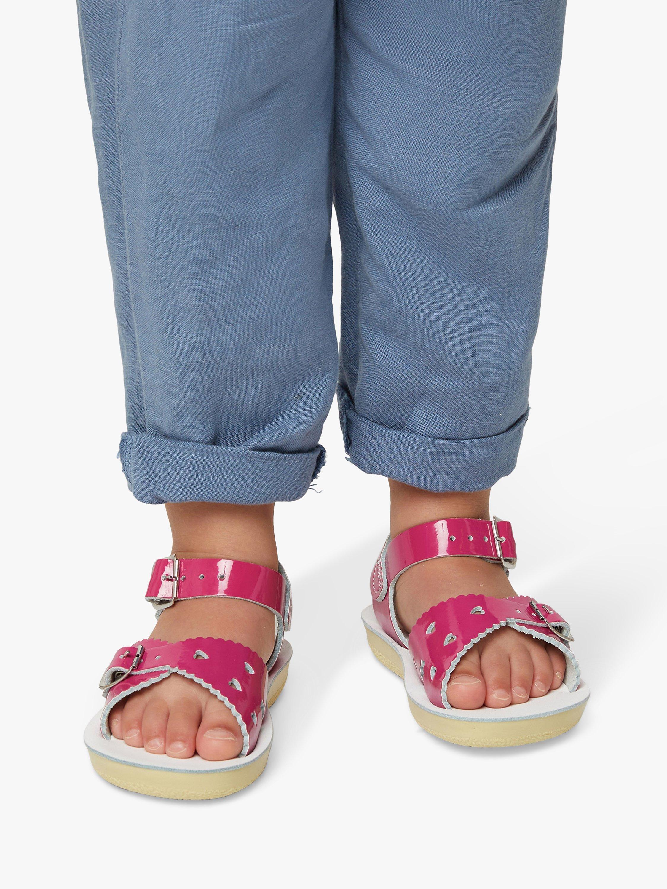 Salt-Water Kids' Sweetheart Waterproof Leather Sandals