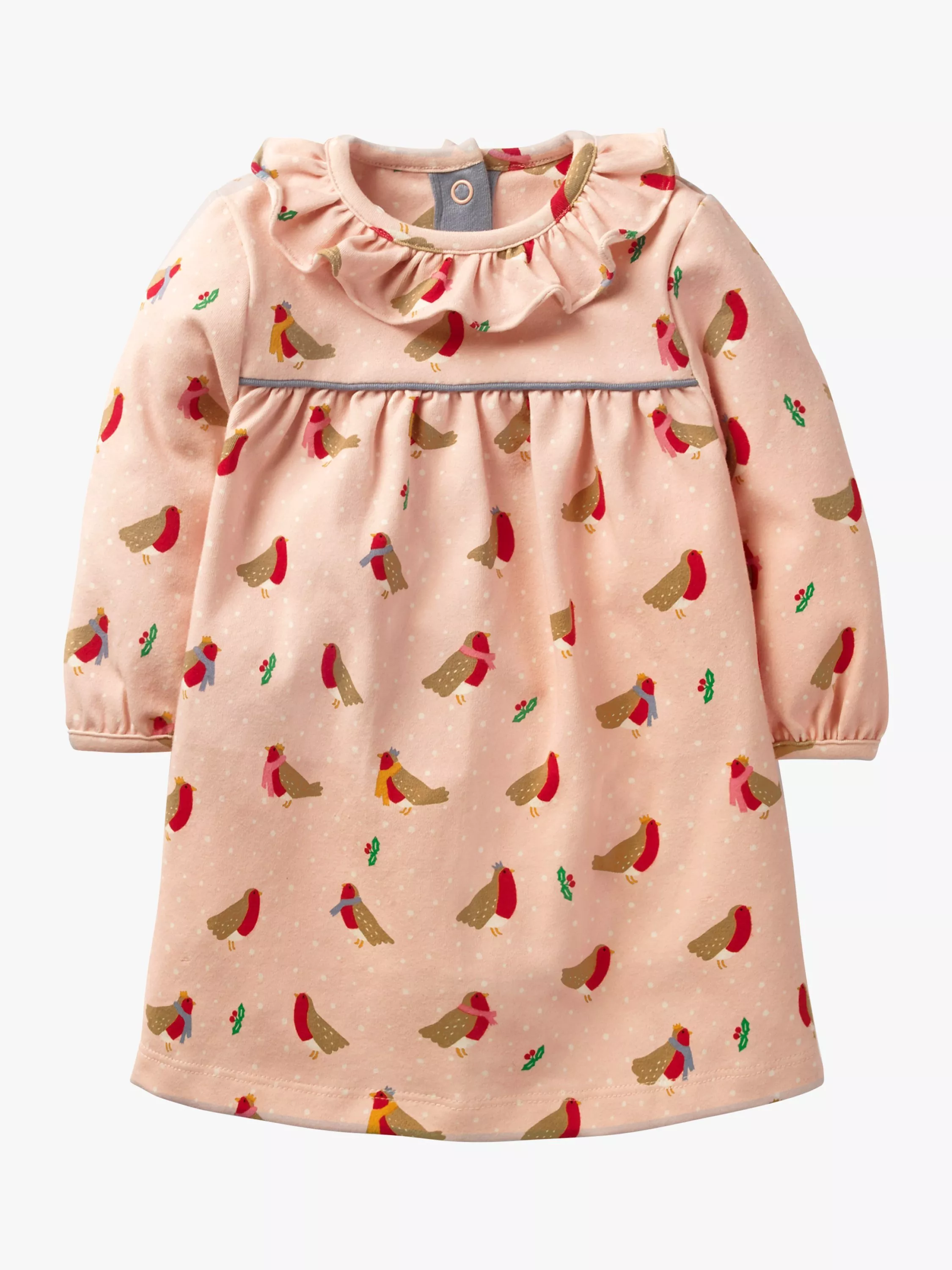 Mini Boden selling Baby Floral Robins Dress, Multi (2-3Y)