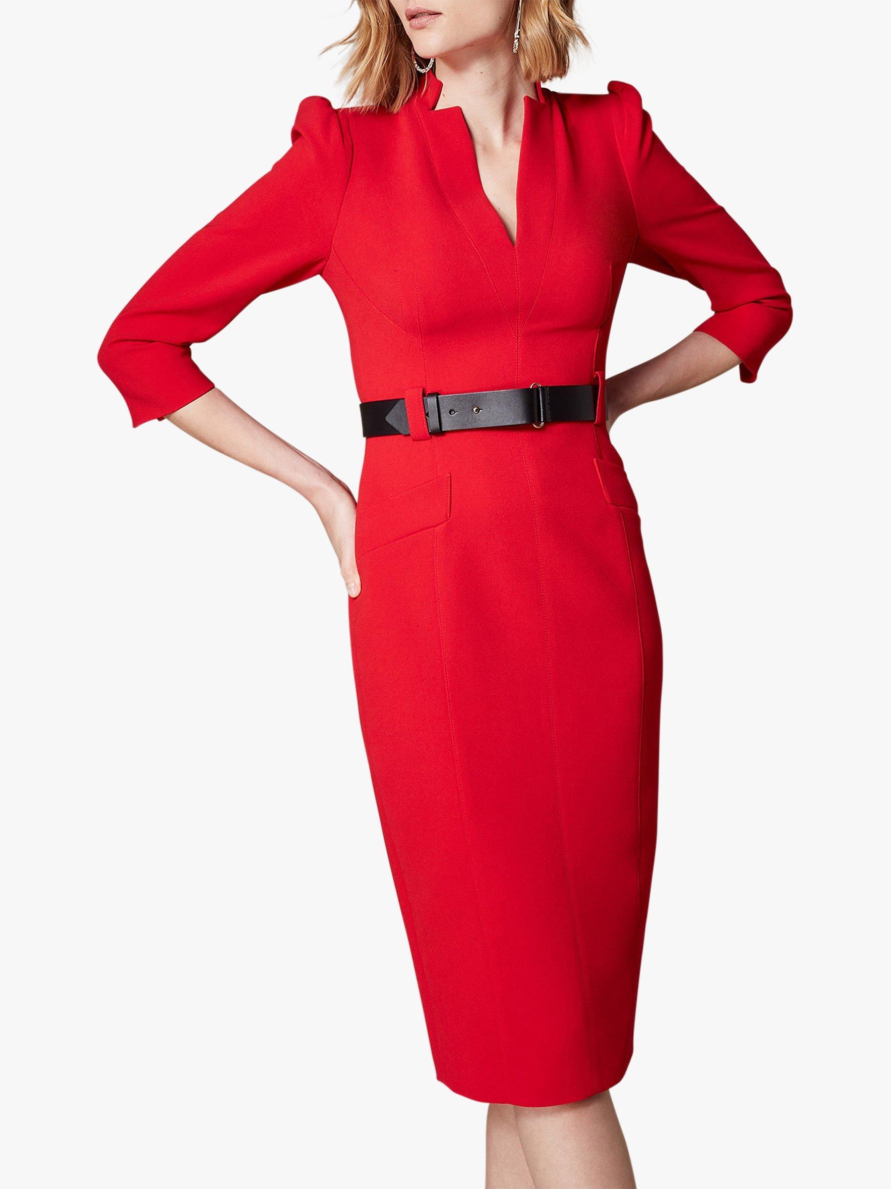 Karen Millen Forever Dress Red