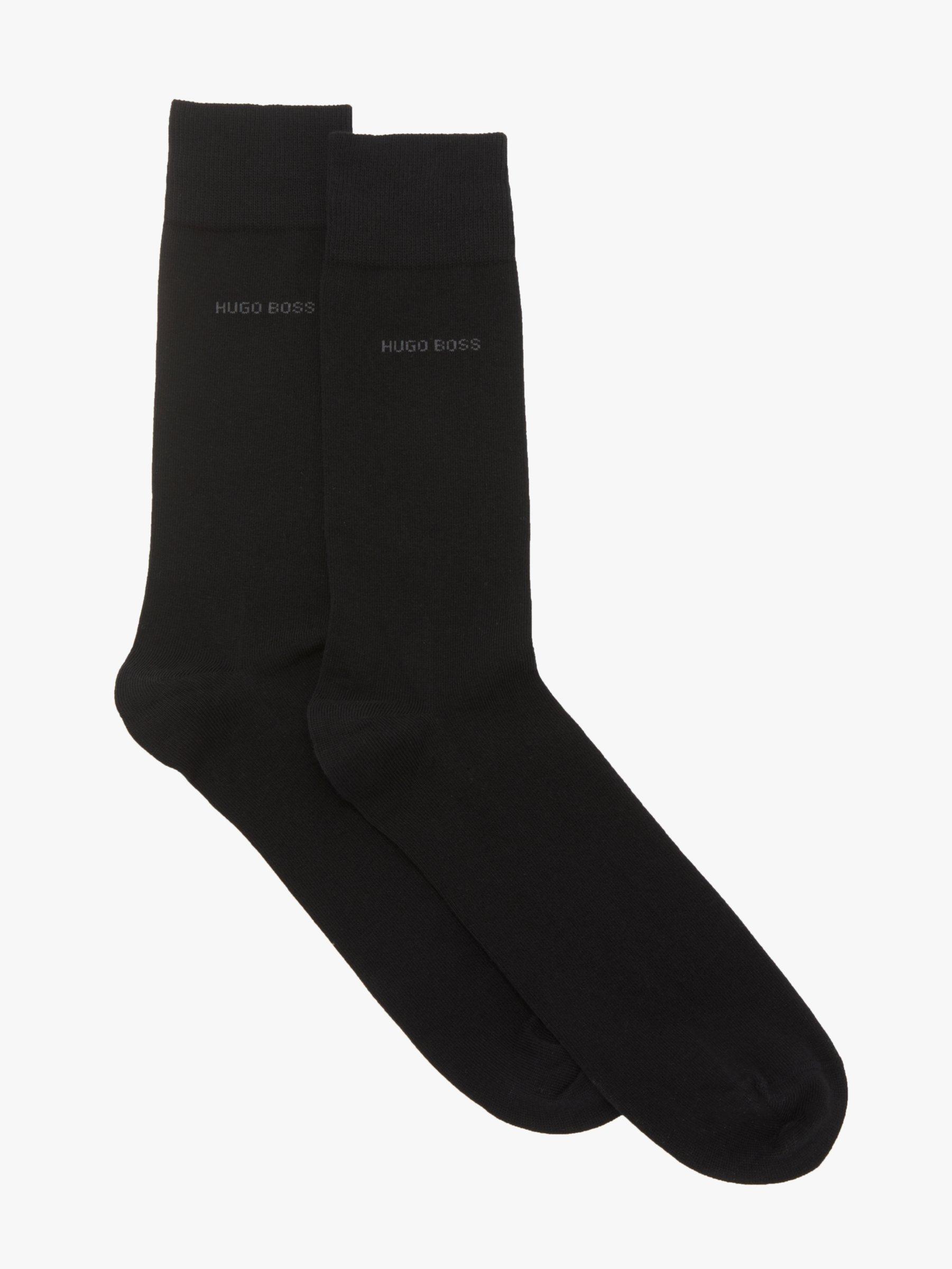 BOSS Plain Socks, Pack of 2