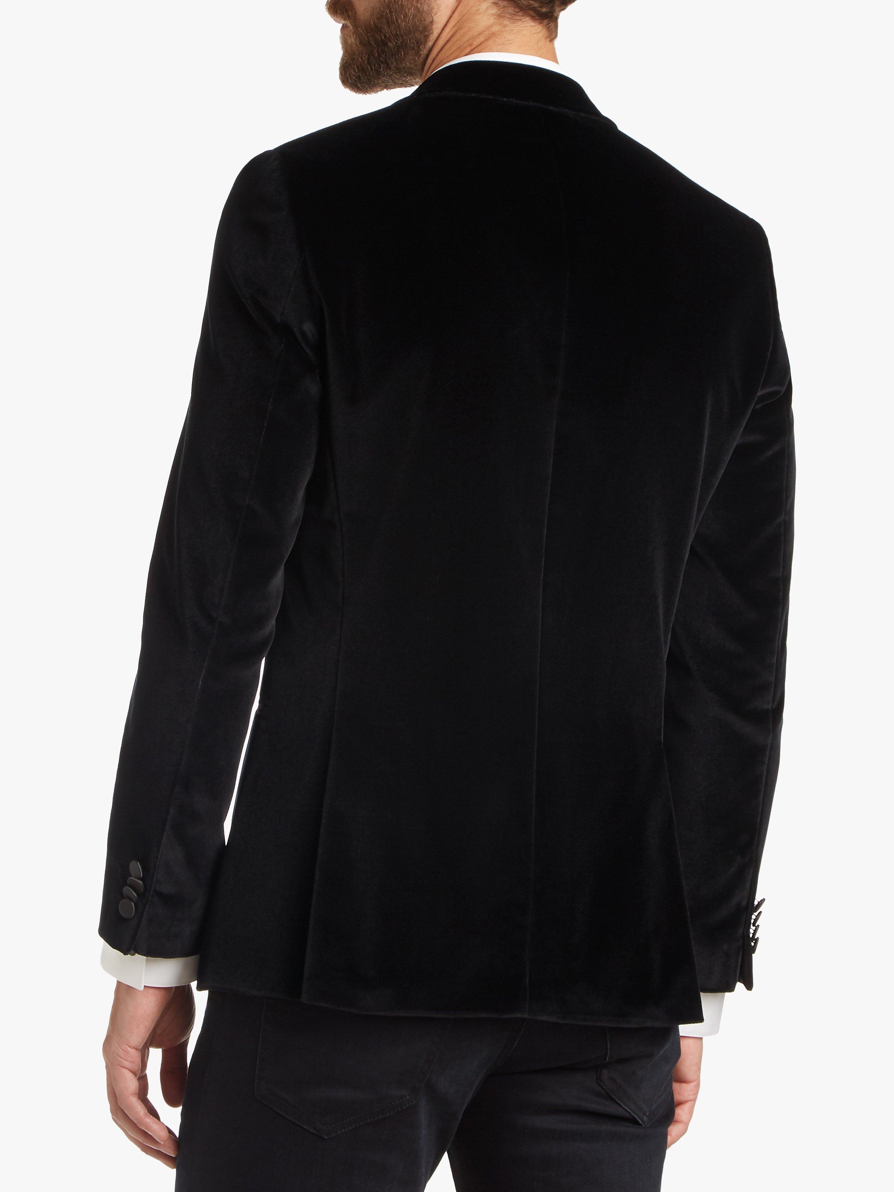 Hugo boss black velvet blazer online