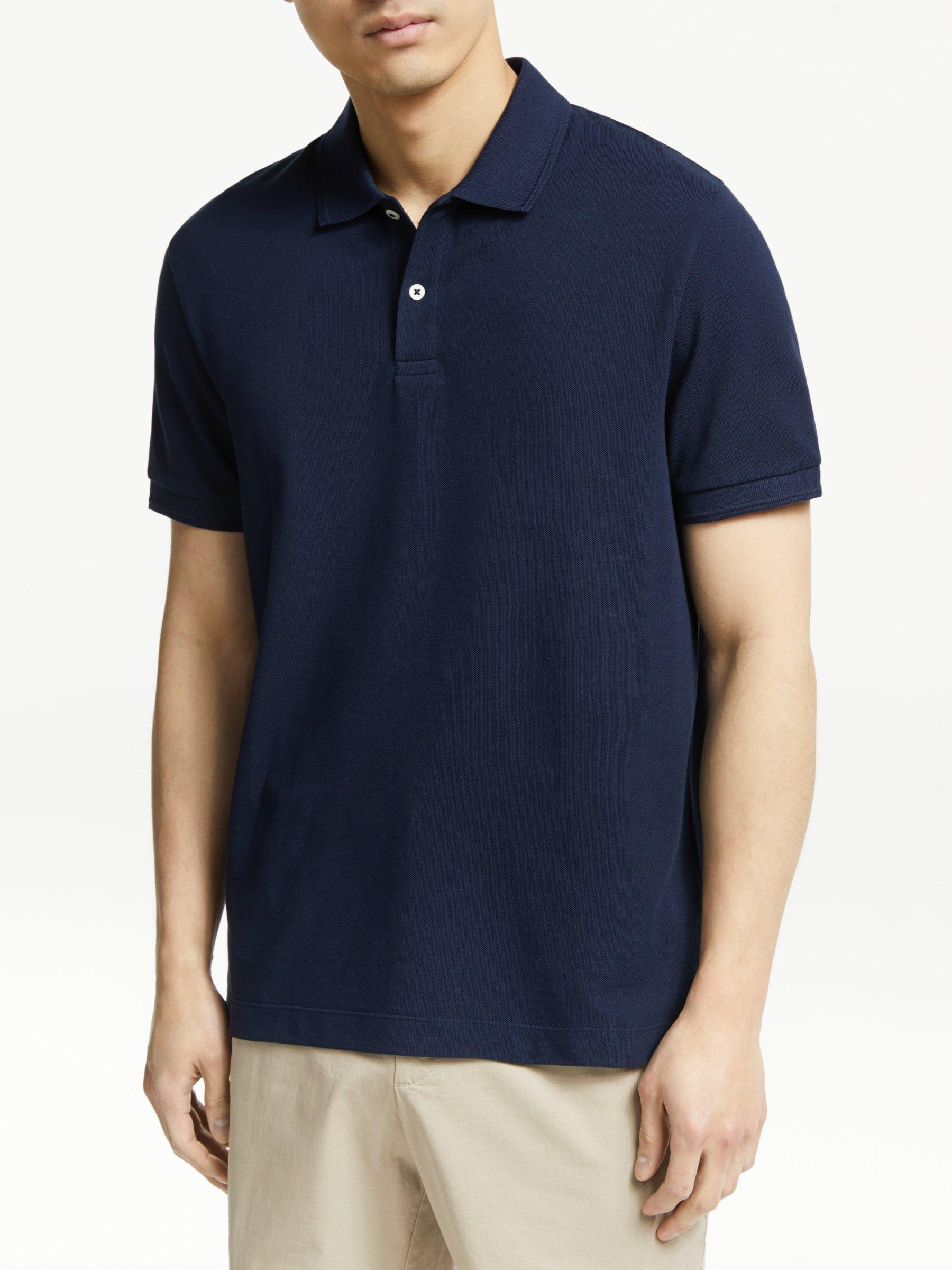 John Lewis Partners Supima Cotton Pique Polo Shirt