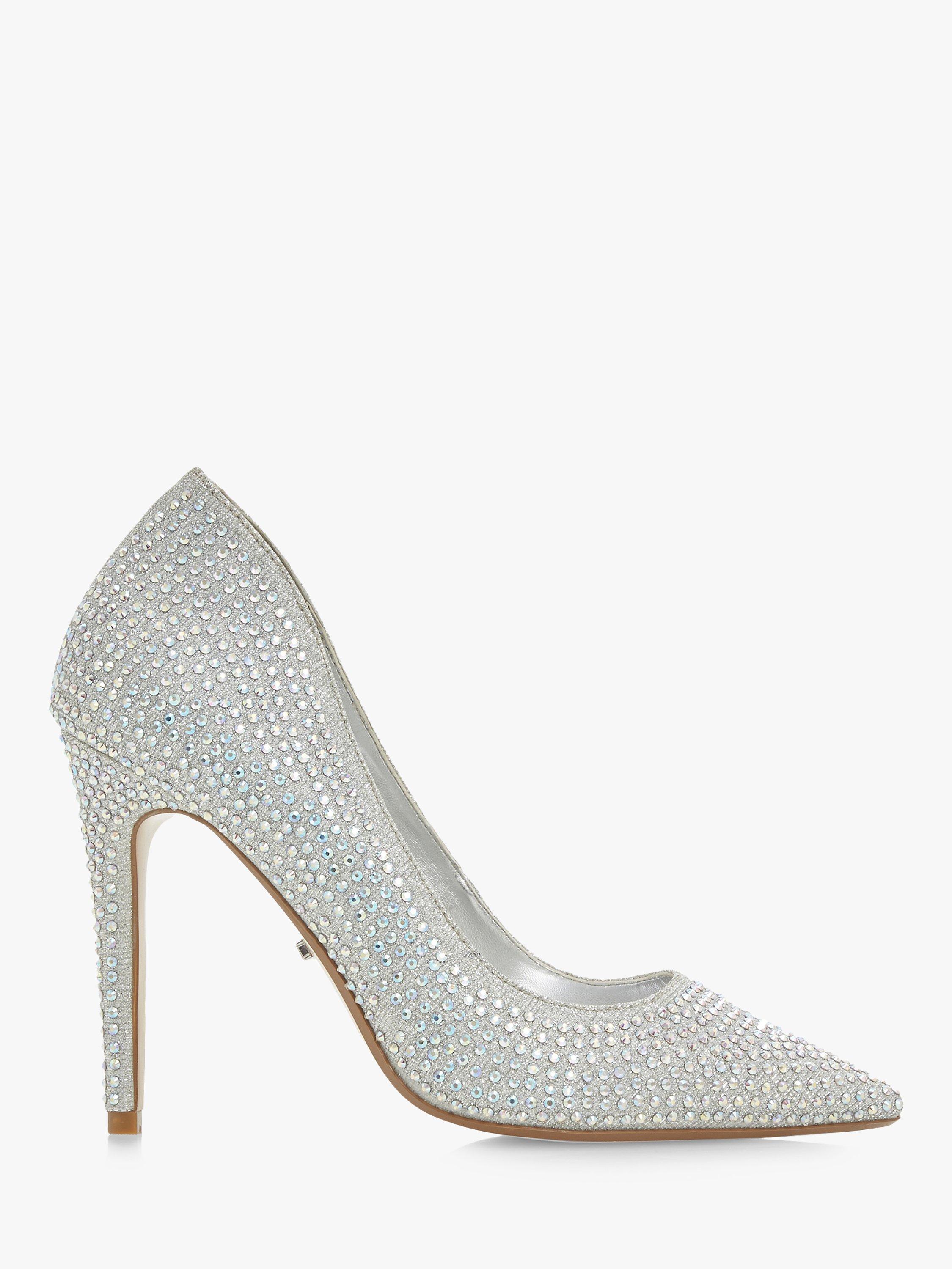 Dune Beverleyhills Rhinestone Embellished Court Shoes, Diamantes