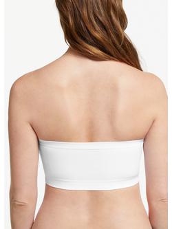 John Lewis Ivy Seam Free Bandeau Bra - view 2, White