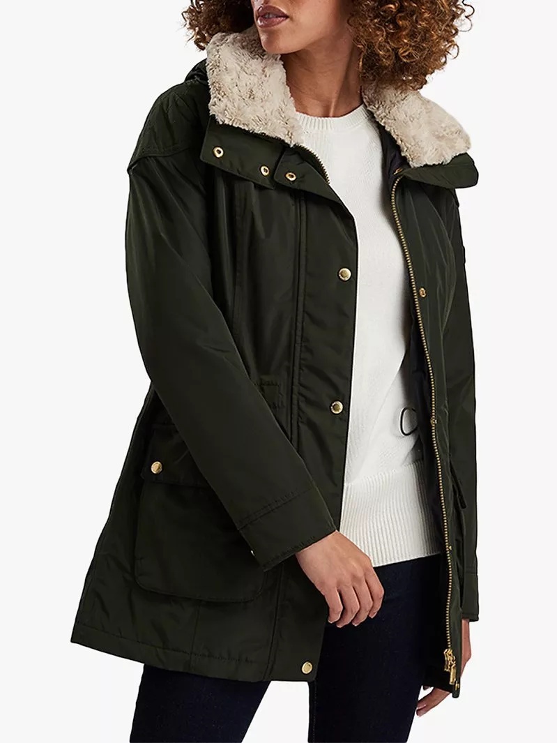 Barbour garrison longline jacket best sale