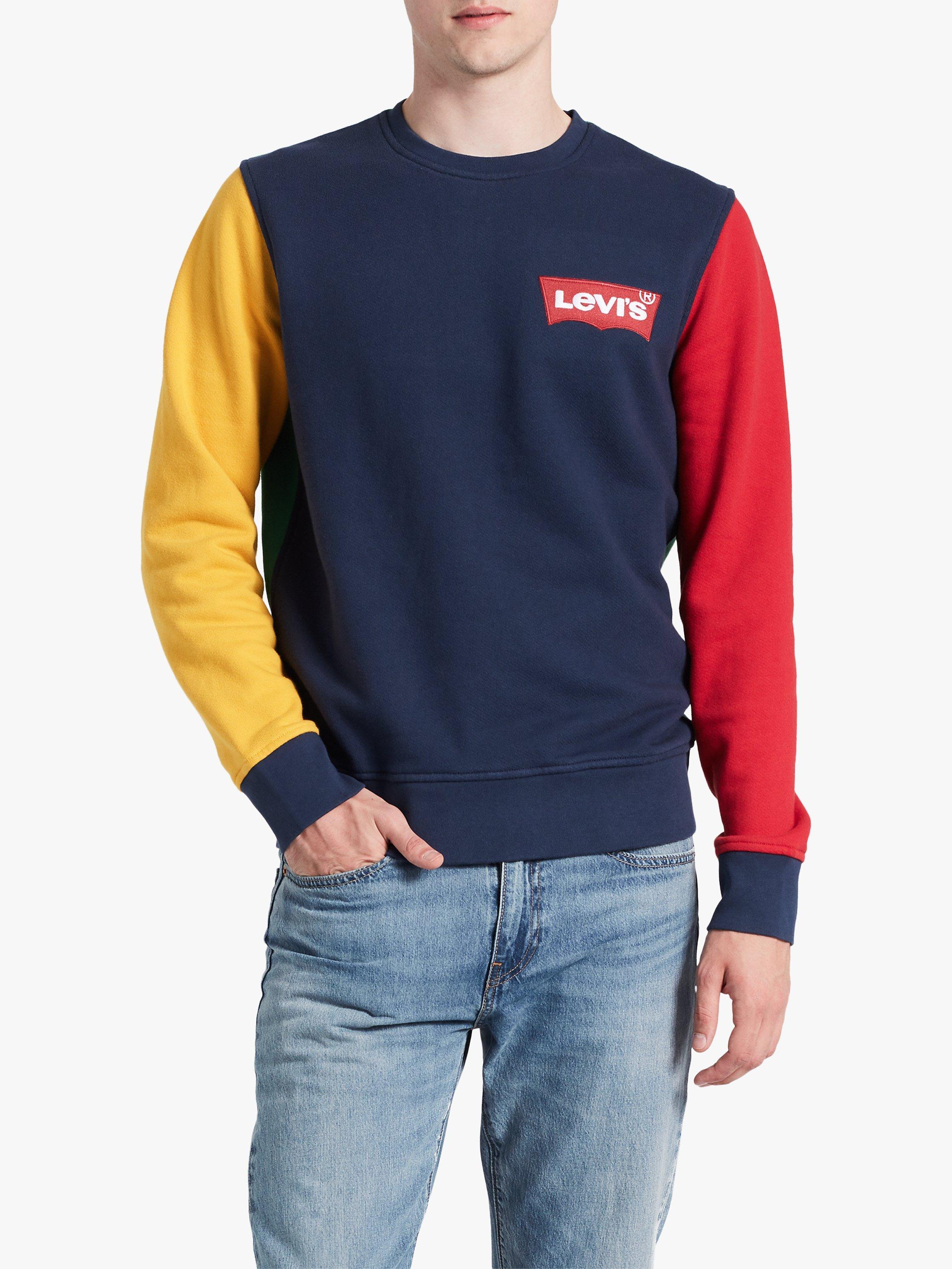 Levi's colour block sweatshirt sale